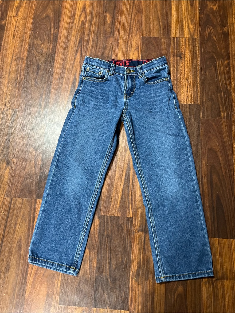 Levi's Kids Dark Blue Straight Leg Jeans